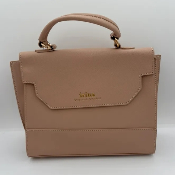 Trina Turk Handbags - Trina Turk Beige Satchel NWT